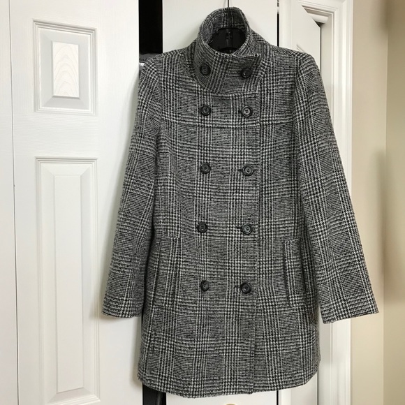 Junge Danmark wool blend plaid winter coat - Picture 4 of 12